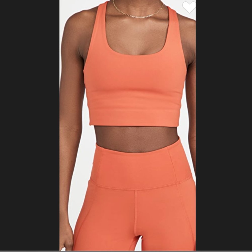 Girlfriend Collective Tommy Bra Brick Medium
